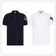 Moncler Classic Color Contrasting Ribbon Collar Polo Short Sleeve