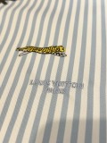 Louis Vuitton 26SS Fashion Embroidered Animal Logo Short Sleeve Shirt Unisex Casual Loose Set