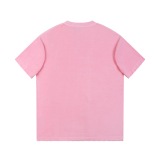Dior 26SS Classic Logo Printed Water Washed Short Sleeve Unisex Casual Oversize T-shirt