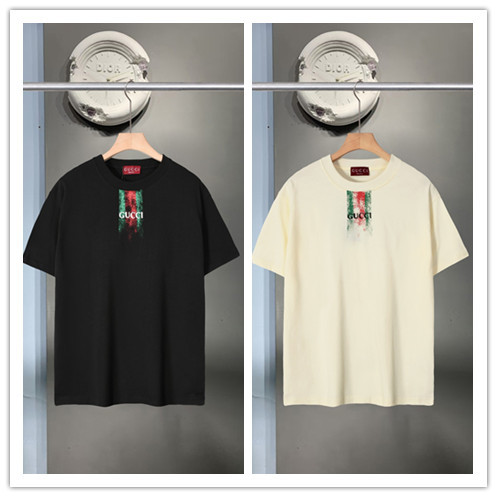 Gucci 26SS Personalized Logo Printed Short Sleeve Unisex Versatile Casual T-shirt