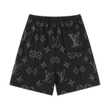 Louis Vuitton 26SS Classic Foam Logo Printed Shorts Unisex Versatile Loose Sports Pants