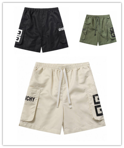 Givenchy Classic Logo Printed Large Pocket Casual Sports Shorts