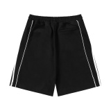 Balenciaga 26SS Classic Embroidered Logo Hoop Shorts Couple Versatile Loose Sports Pants