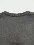 Louis Vuitton Fashion Diamond Beaded Letter Knitted Cardigan Sweater