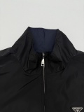 Prada Classic Triangle Logo Collar Double sided Jacket Coat