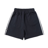 Balenciaga 26SS Fashion Logo Printed Distressed Shorts Unisex Versatile Loose Sports Pants