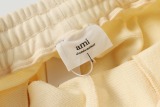Ami Paris Classic Embroidered Love Shorts Unisex Versatile Loose Sports Shorts