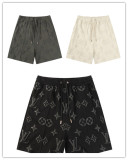 Louis Vuitton 26SS Classic Foam Logo Printed Shorts Unisex Versatile Loose Sports Pants
