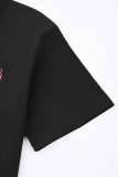 Dior 26SS Fashion Personalized Contrast Embroidered Short Sleeve Couple Versatile Casual T-shirt