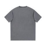 Gucci 26SSFashion Sanskrit Printed Short Sleeve Unisex Casual Washed T-shirt