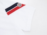 Moncler Classic Color Contrasting Ribbon Collar Polo Short Sleeve