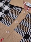 Burberry Unisex Classic Checkered Contrast Wool Polo Knitted Short Sleeve
