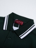 Gucci Classic Embroidered Logo Collar Polo Shirt