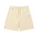 Ami Paris Classic Embroidered Love Shorts Unisex Versatile Loose Sports Shorts