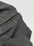 Louis Vuitton Fashion Diamond Beaded Letter Knitted Cardigan Sweater