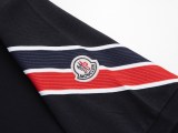 Moncler Classic Color Contrasting Ribbon Collar Polo Short Sleeve