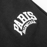 Balenciaga 26SS Classic Embroidered Logo Hoop Shorts Couple Versatile Loose Sports Pants
