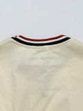 Moncler Fashion Cartoon Embroidered Round Neck T-shirt Unisex Casual Loose Short Sleeve