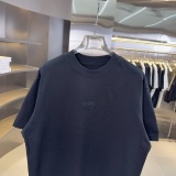 Loewe Fashion Patch Embroidered Logo Short Sleeve Unisex Casual Loose T-shirt