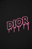 Dior 26SS Fashion Personalized Contrast Embroidered Short Sleeve Couple Versatile Casual T-shirt