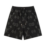 Louis Vuitton 26SS Classic Foam Logo Printed Shorts Unisex Versatile Loose Sports Pants