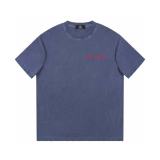 Gucci 26SSFashion Sanskrit Printed Short Sleeve Unisex Casual Washed T-shirt
