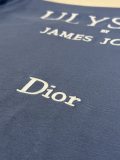 Dior 26SS Classic Logo Letter Printed Short Sleeve Couple Casual Loose T-shirt