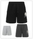 Balenciaga Fashion Embroidered Flame Logo Distressed Shorts Unisex Versatile Loose Sports Shorts