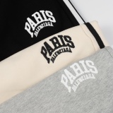 Balenciaga 26SS Classic Embroidered Logo Hoop Shorts Couple Versatile Loose Sports Pants