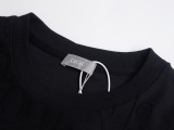 Dior Fashion Classic Full Towel Embroidered Logo Short Sleeve Unisex Loose Casual T-shirt