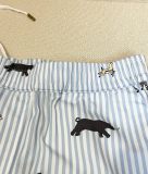 Louis Vuitton 26SS Fashion Embroidered Animal Logo Short Sleeve Shirt Unisex Casual Loose Set