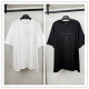 Prada Classic Logo Printed Round Neck T-shirt Unisex Casual Loose Short Sleeve