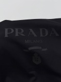 Prada Classic Logo Printed Round Neck T-shirt Unisex Casual Loose Short Sleeve