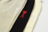 Ami Paris Classic Embroidered Love Shorts Unisex Versatile Loose Sports Shorts
