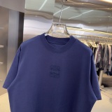 Loewe Fashion Patch Embroidered Logo Short Sleeve Unisex Casual Loose T-shirt
