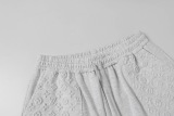 Louis Vuitton Fashion Embossed Logo Pocket Shorts Unisex Versatile Loose Sports Shorts