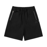 Balenciaga 26SS Classic Embroidered Logo Zipper Pocket Shorts Couple Versatile Loose Sports Pants