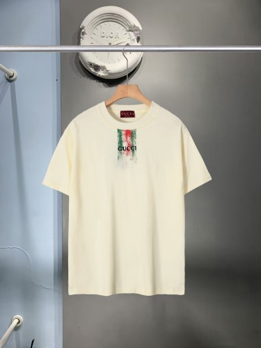 Gucci 26SS Personalized Logo Printed Short Sleeve Unisex Versatile Casual T-shirt