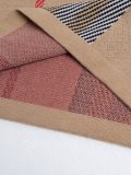 Burberry Unisex Classic Checkered Contrast Wool Polo Knitted Short Sleeve