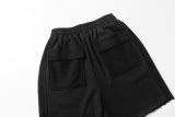 Balenciaga 26SS Fashion Hardware Lock Perforated Shorts Unisex Versatile Loose Sports Pants