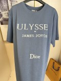 Dior 26SS Classic Logo Letter Printed Short Sleeve Couple Casual Loose T-shirt