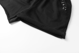 Balenciaga 26SS Fashion Hardware Lock Perforated Shorts Unisex Versatile Loose Sports Pants