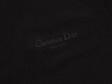 Dior Unisex Classic Fashion Embroidered Logo Collar Cashmere Knitted Short Sleeve