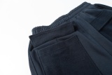 Balenciaga 26SS Fashion Hardware Lock Perforated Shorts Unisex Versatile Loose Sports Pants