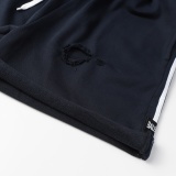 Balenciaga 26SS Fashion Logo Printed Distressed Shorts Unisex Versatile Loose Sports Pants