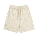 Louis Vuitton 26SS Classic Foam Logo Printed Shorts Unisex Versatile Loose Sports Pants