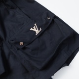 Louis Vuitton 26SS Fashion Versatile Embroidered Logo Work Pants Casual Shorts