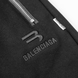 Balenciaga 26SS Classic Embroidered Logo Zipper Pocket Shorts Couple Versatile Loose Sports Pants