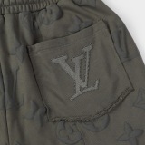 Louis Vuitton 26SS Classic Foam Logo Printed Shorts Unisex Versatile Loose Sports Pants