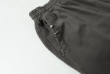Balenciaga 26SS Fashion Hardware Lock Perforated Shorts Unisex Versatile Loose Sports Pants